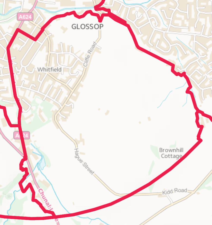 Map of Whitfield Ward