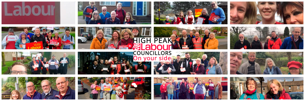 High Peak Labour Group and candidates for 2019 with Andrew Gwynne MP and Ruth George MP